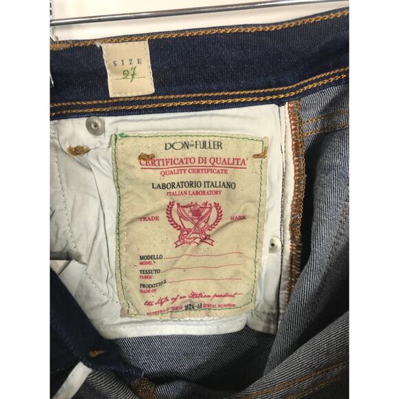 Don the Fuller Praga 27 Womens Y2K Revival Low Rise Denim Jeans Made Italy - Picture 12 of 16